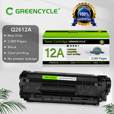 1PK Q2612A 12A Toner Cartridge Compatible for HP Laserjet 1010 1012 1018 printer