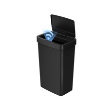 Mainstays Kitchen Automatic Trash Can, 13.2 Gallon Plastic Motion Sensor Garbage