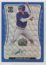 2020 Leaf Metal Draft Blue Wave 18/20 Jackson Miller #BA-JM1 Auto 10k8