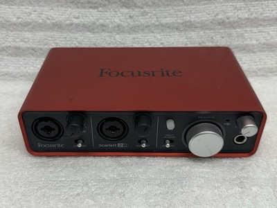Focusrite Scarlett 2i2 Audio Interface 1st Generation Red