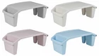 Portable Plastic Bed Laptop Desk Tray Reading Breakfast Table with Storage