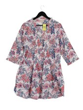 East Shirt Midi Dress UK14 in White