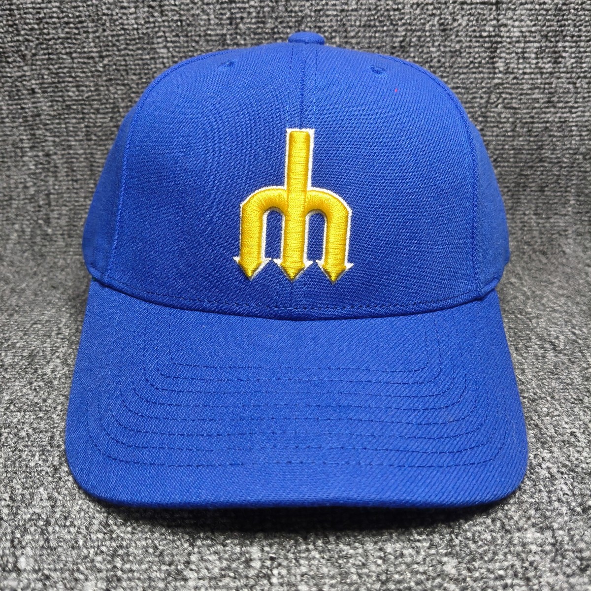 Mitchell & Ness Seattle Kraken NHL Blue Snapback Baseball Cap Hat Adjustable