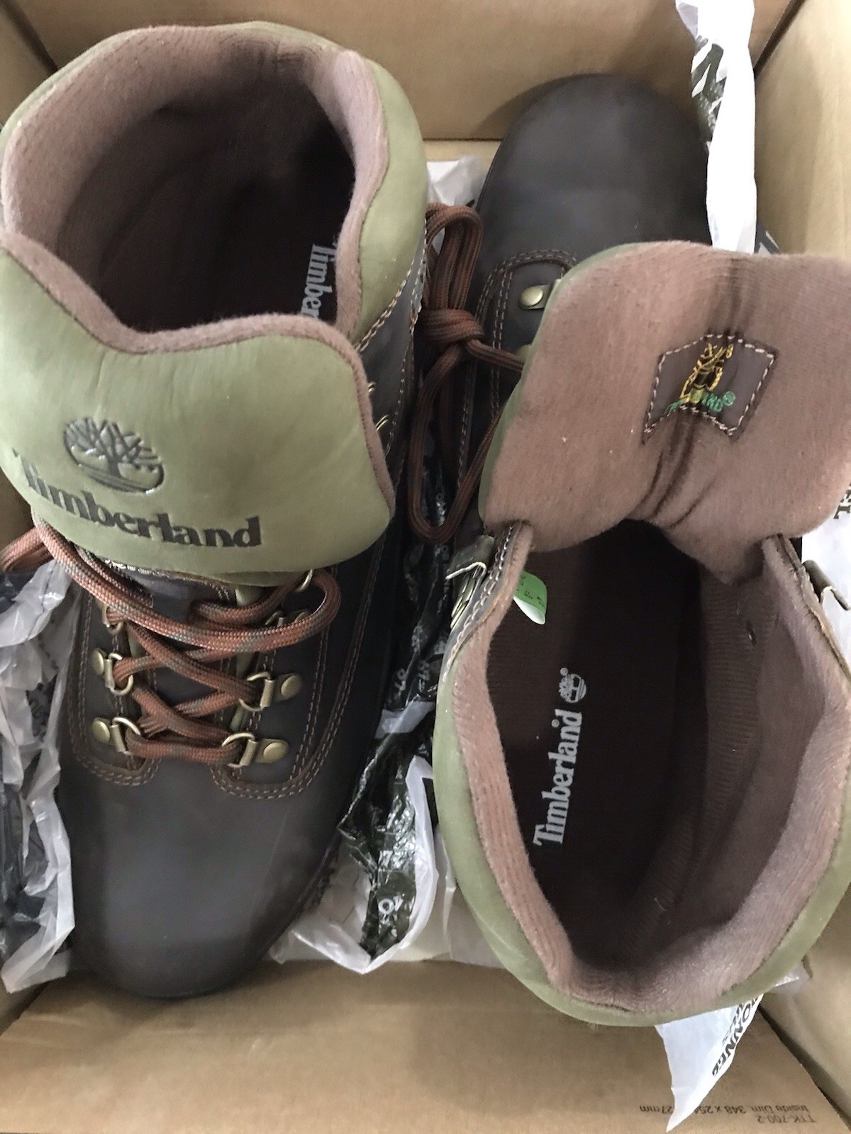 Timberland Euro Hiker Mid Hiker Brown Mens Boot Waterproof Combat 11.5 image 2