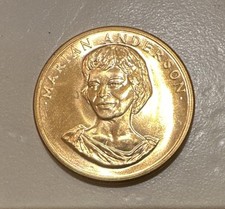 Marian Anderson US Mint 1/2 troy oz of Gold plus 1/18th of copper 5600.00 per troy oz