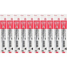 Pilot Oil-Based Ballpoint Pen Refill Fine Point 0.7mm Red BKRF-6F-R 10 Pieces