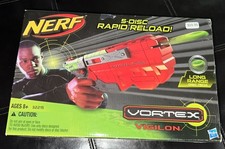 Nerf Gun New NERF Vortex VIGILON Disc BLASTER 5 Disc Rapid Reload NIB Vortex NEW