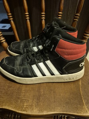 Mens Adidas ADI Hoops 2.0 DB0079 Black/Red - Size 12