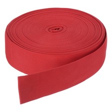 50 Yard x 50mm Width Nylon Webbing Strap for Backpack Strapping, Sewing, Red