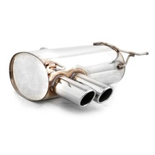 BASTUCK Sportauspuff inkl. Zubehör BMW 3er E90 E91 325i 330i ab Bj 07  2x76mm