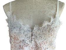 Abercrombie  Fitch Women  s Eyelash Lace Adjustable Strap Camisole Tank Lined XS