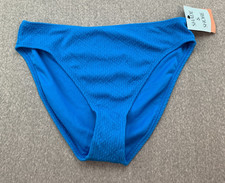 Shade  Shore Mid Rise Swimsuit Bottom Womens M Textured Teal Medium Coverage