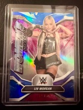 2026 Topps WWE Chrome LIV MORGAN Women's Division Blue Refractor /150