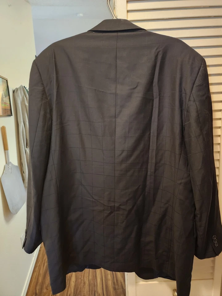 Blazer Traje Hombre Colección Enzo Negro, Perfecto Estado Foto 4 de 4