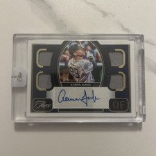 2022 Panini Three and Two Aaron Judge Quad Jersey Auto  22/25