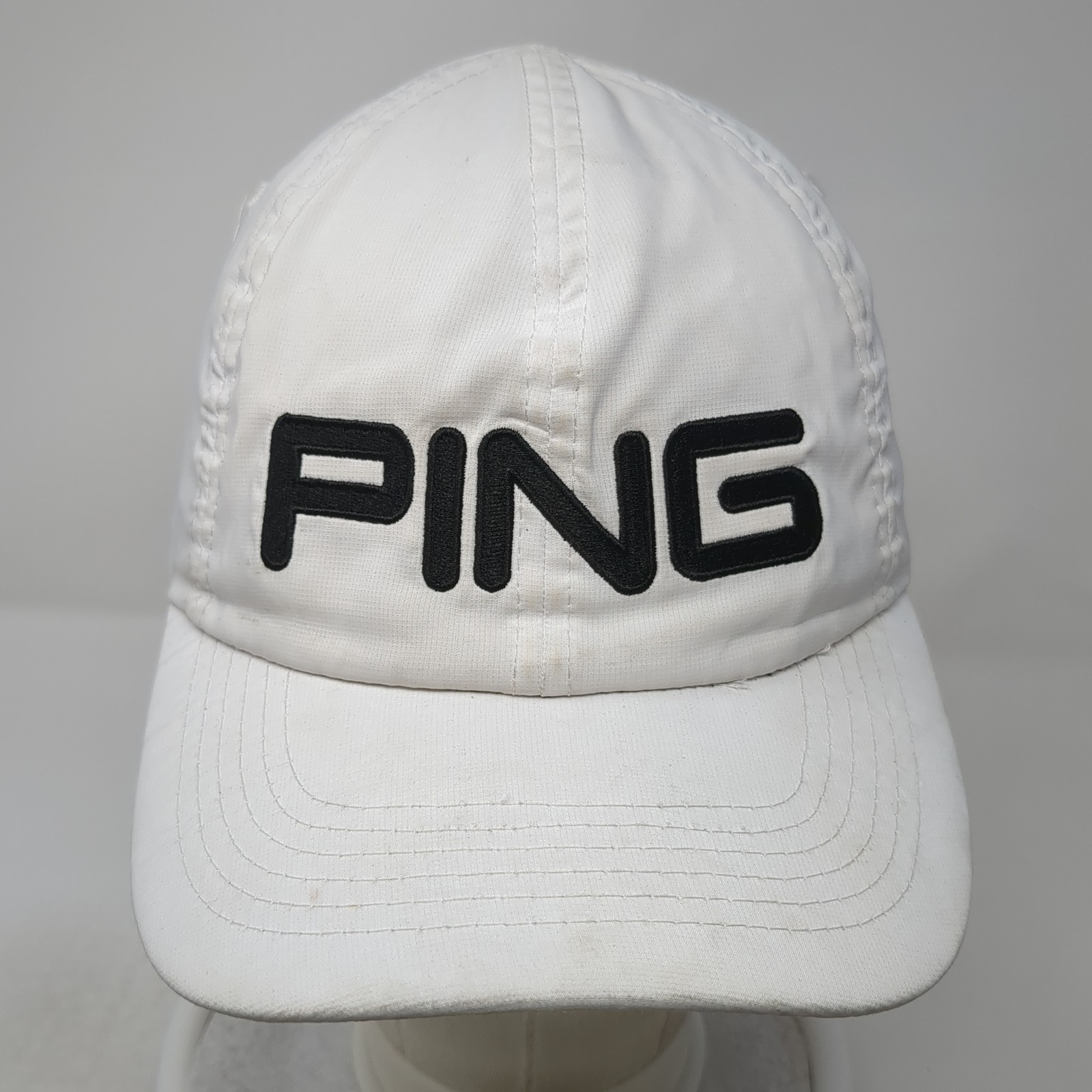 Ping Est. 1959 Strapback Baseball Cap White One S… - image 2