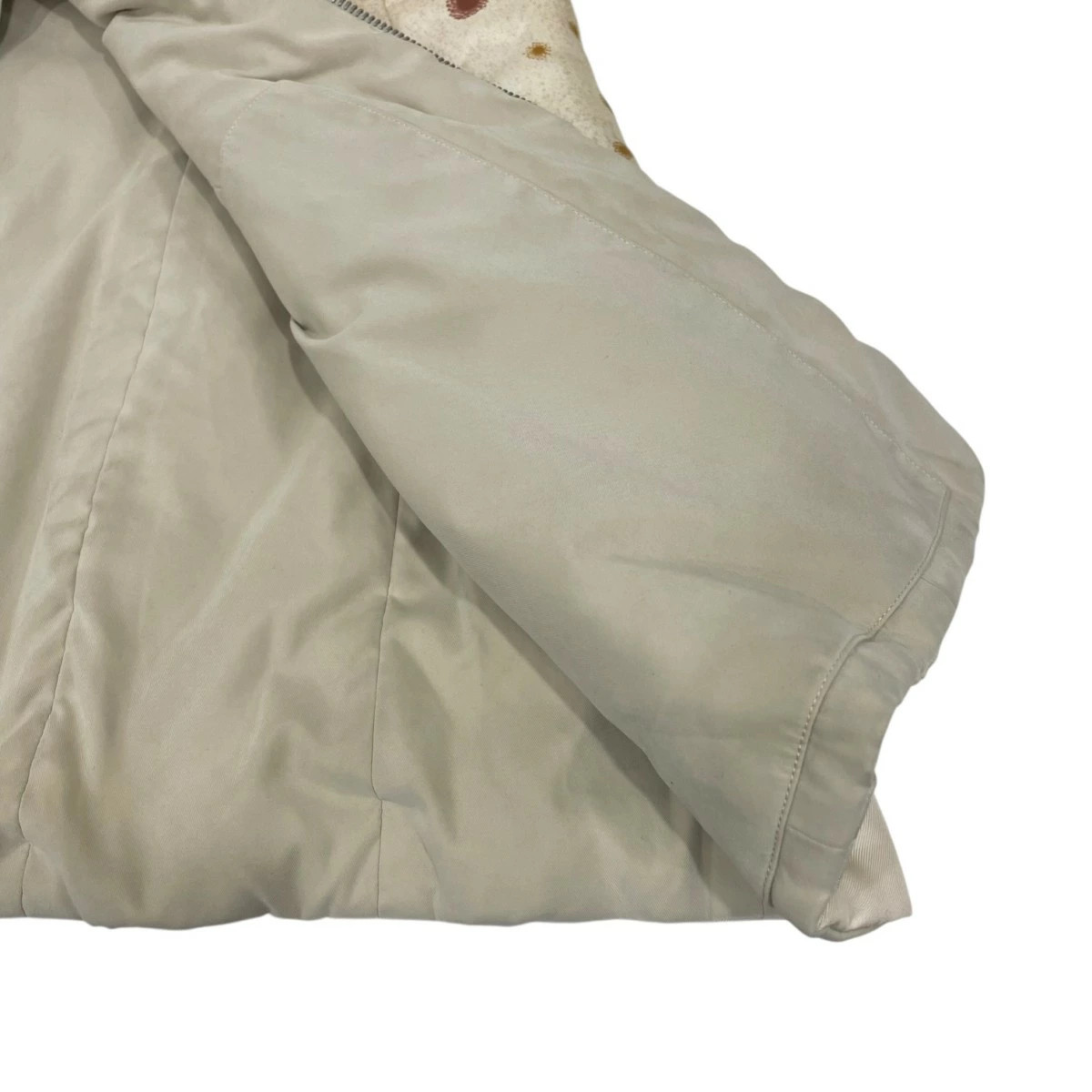 Hermes Silk Space Pattern Reversible Batting Coat… - image 5