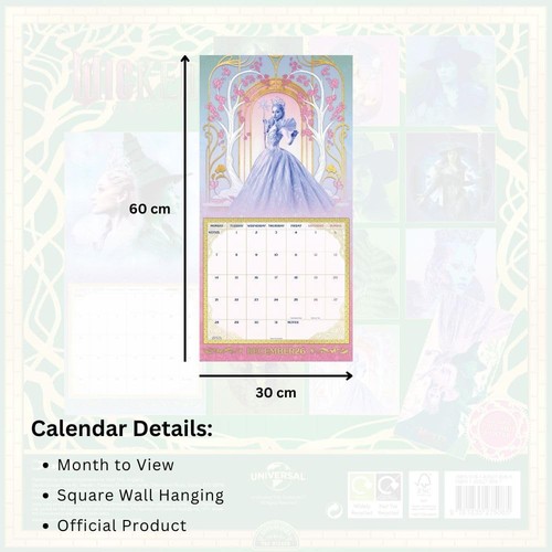 Wandkalender Böse Elphaba und Glinda 2026 - Bild 5 von 7