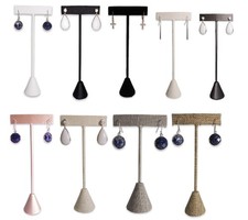 6Pcs Set Earring T Stand Display Set, Jewelry Display Stand for Showroom