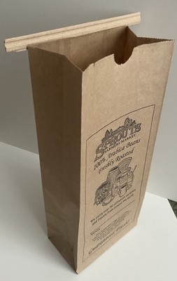 100,1 lb Coffee Bag w/ Reclosable Tin Tie (100% Arabica Beans Freshly Roasted)