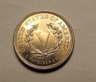 1883 NO CENTS V NICKEL, GEM BU CONDITION. OUTSTANDING GEM COIN — photo 2