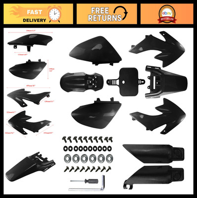 Complete 7-Piece Plastic Fender Kit for 107cc 110cc 125cc Pit Dirt Bikes - Fork