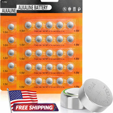 50x LR44 Button Cell Battery AG13 L1154 357 SR44W 1.5V Alkaline Watch Calculator