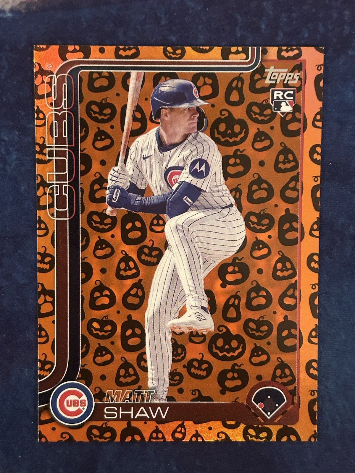2025 Topps Update Holiday Jack O'Lantern Holiday Parallel #US200 Matt Shaw RC