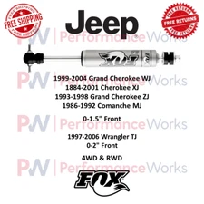 Fox Shock 0-1.5" / 0-2" Front Lift For Grand Cherokee WJ / Wrangler TJ RWD 4WD