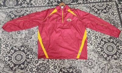 Gold Mens Red Windbreaker Men's San Francisco 49ers Mitchell Ness