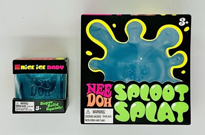 NeeDoh Nice Ice Baby And (NEW) Sploot Splat Combo!