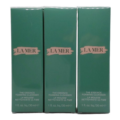 3 X La Mer The Essence Foaming Cleanser 1.0 oz / 30 ml NEW Sealed