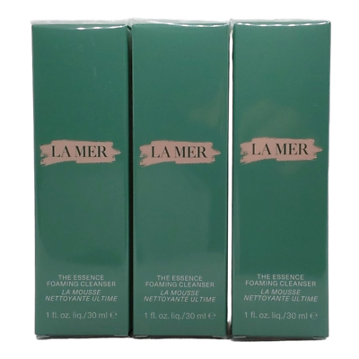 3 X La Mer The Essence Foaming Cleanser 1.0 oz / 30 ml NEW Sealed