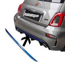 Für Abarth 500 595 Heck Diffusor Lippe Abdeckung Dunkelblau Stoßstange Cover Leiste S4 695