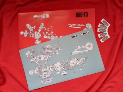 Moto Guzzi Workshop Poster Geschenkset  