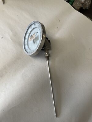 TEL-TRU THERMOMETER ADJUSTABLE ANGLE 0- 200 DEGREES Fahrenheit 5''
