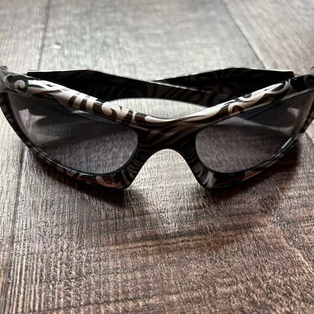 OAKLEY Monster Dog tribal slate sunglasses Black IRIDIUM Japan Good cool