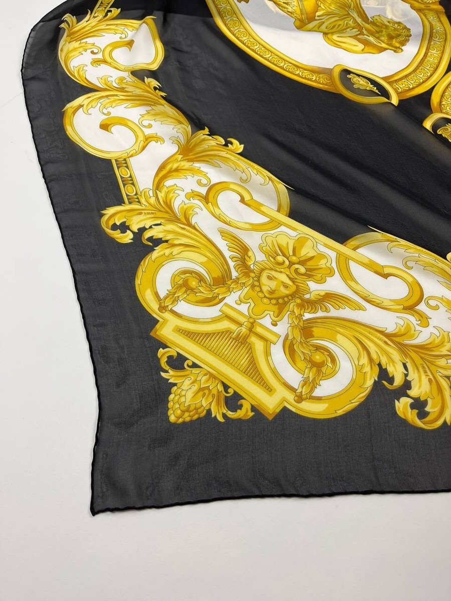 Rare Vintage Atelier Versace Huge Silk Scarf | eBay