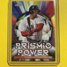 2021 Topps Chrome **Rafael Devers** Prismic Power Refractor  No. PP-12 - Red Sox