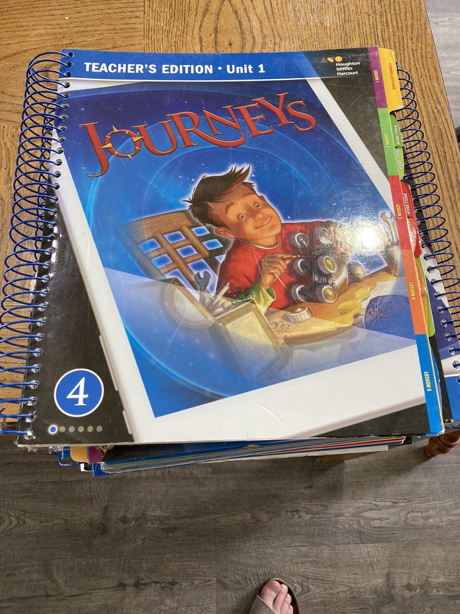 2017 Journeys Houghton Mifflin Grade 4 Teacher's Edition Units 1-6