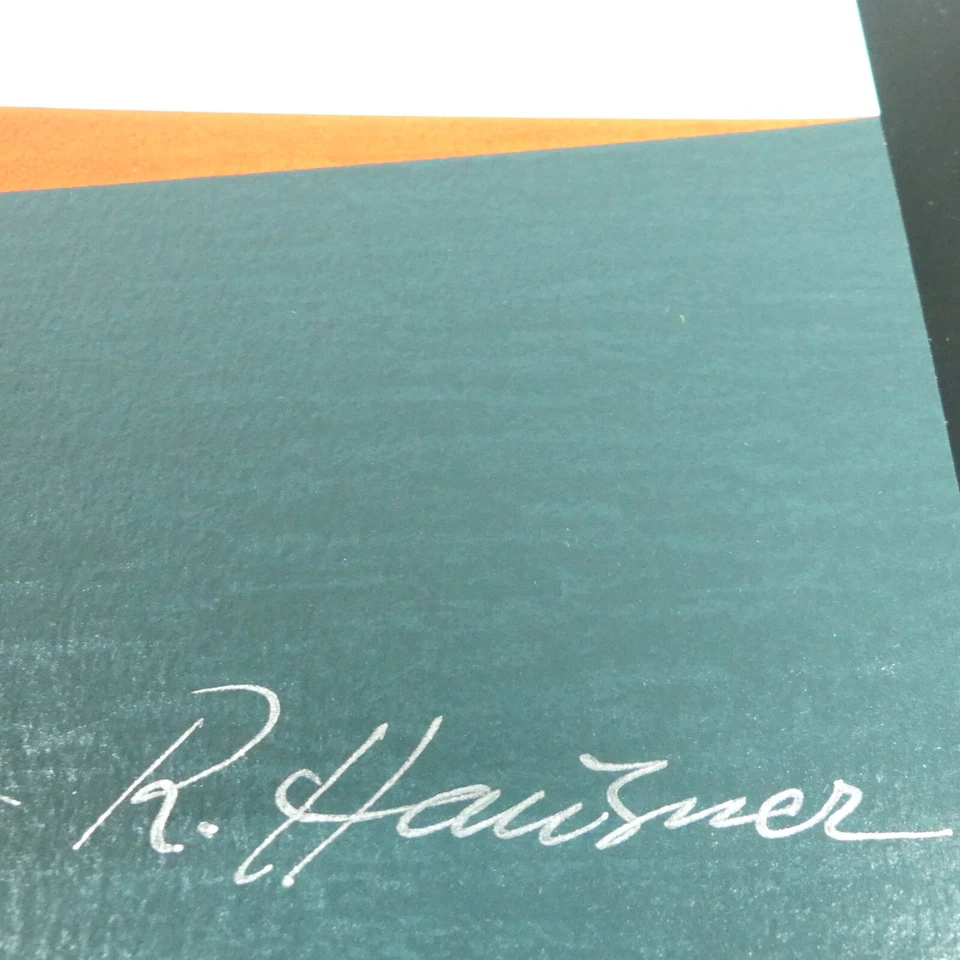 Rudolf Hausner "Adam zuversichtlich" Farbserigraphie nummeriert und signiert - Bild 4 von 4