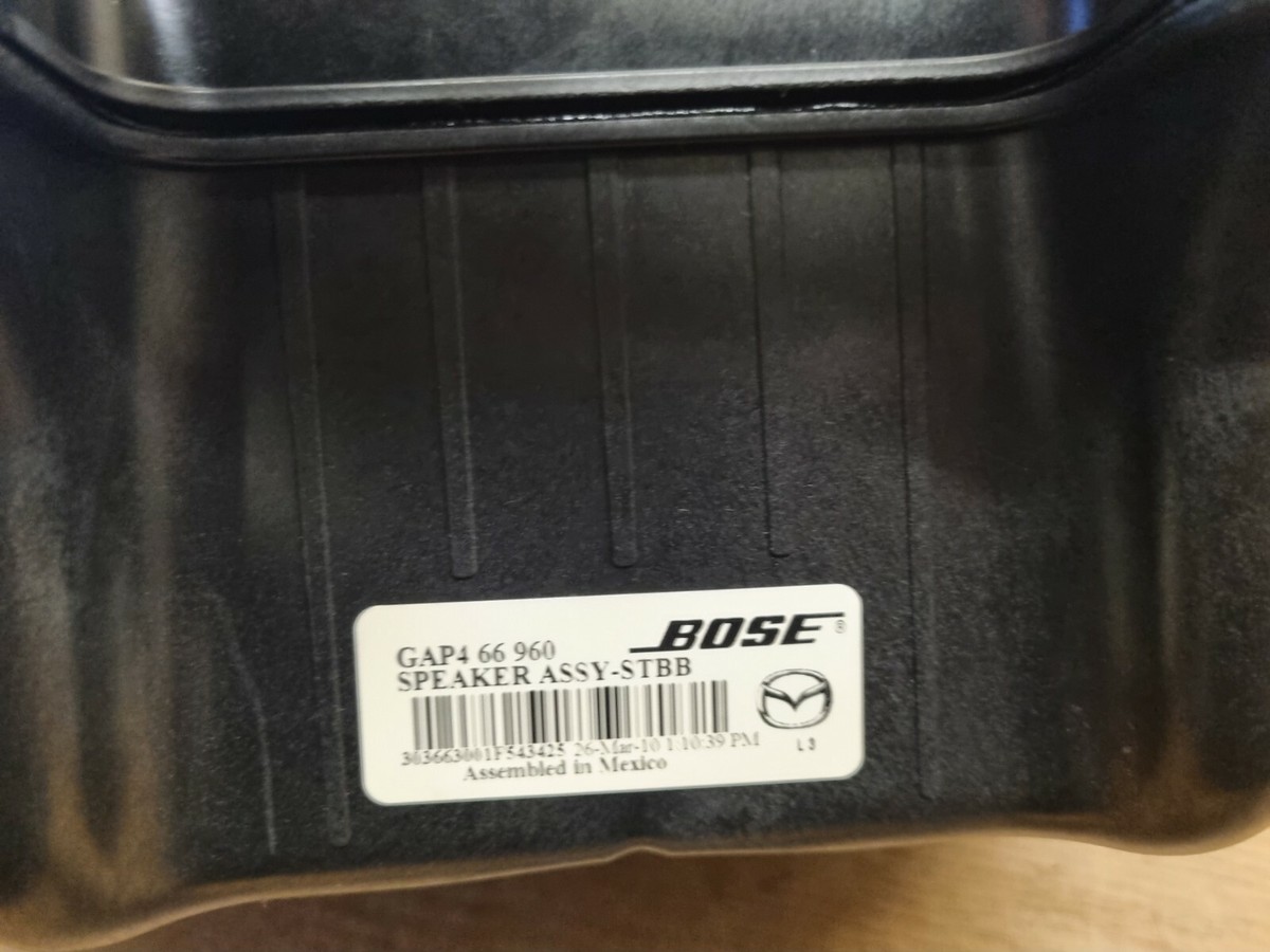 MAZDA 3 BL 2010-2013 BOSE PREMIUM AUDIO SUBWOOFER SPEAKER 2011