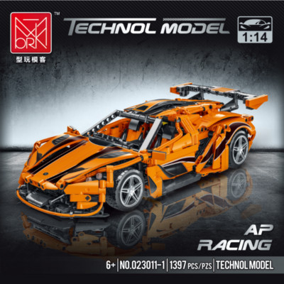 Xmork 023011-1 Technik   Rennwagen Apollo Modell 1:14 Baustein 1397 Teile