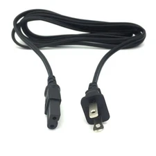 10 ft Polarized 2 Prong Power Cable for Vizio Sharp Sony Samsung LED LCD TV HDTV