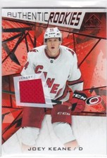 2021-22 SP Game Used Authentic Rookies  Red Jersey  #163 JOEY KEANE