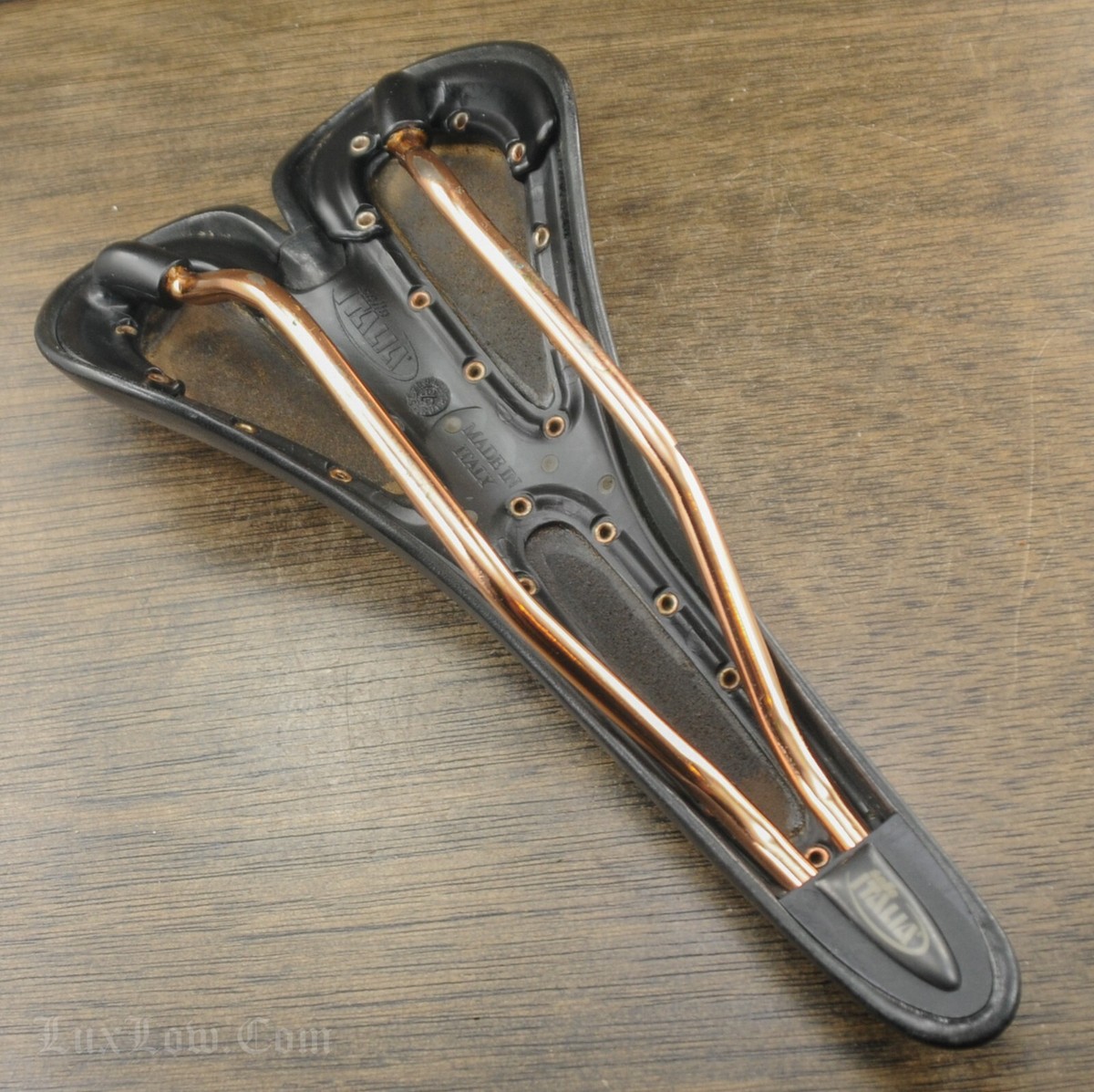 Vintage RoadBike Selle Italia SADDLE Leather Titanium Flite SLR