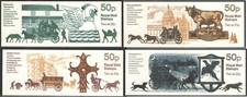 FB68 to FB71 Coaching Inns Series 50p folded booklets. Each sold separately.