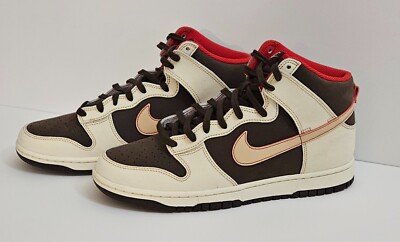 Men's Nike Dunk HI Retro SE ''Baroque Brown'' Shoes Size 10 -NWOB