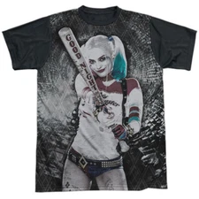 Suicide Squad Tunnel Vision Adult Halloween Costume T Shirt (Black Back), S-3XL