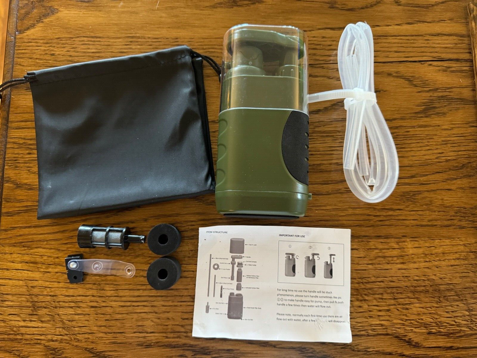 Hiker Microfilter Portable Drinking Pump Water Filter System